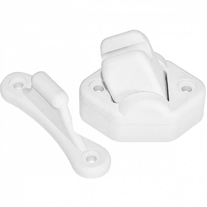 Dörrhållare rörlig underdel, vit 9mm i gruppen Bobil & Caravan / Innredning / Deler & Tilbehør hos Camping 4U (9942621)