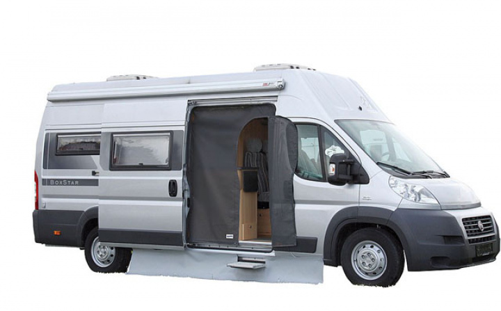 Insektsskyddsförhänge HINDERMANN Fiat Ducato från 2007, skjutdörr, hö i gruppen Bestillingsvarer hos Camping 4U (9943179)