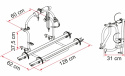 Cykelhållare FIAMMA Carry Bike Trigano-CI Roller Team RS 2 cyklar Max
