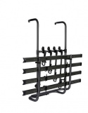 Sykkelstativ 4 sykler svart maxlast 60 kg Quipon