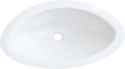 Håndvask oval stor Hvit