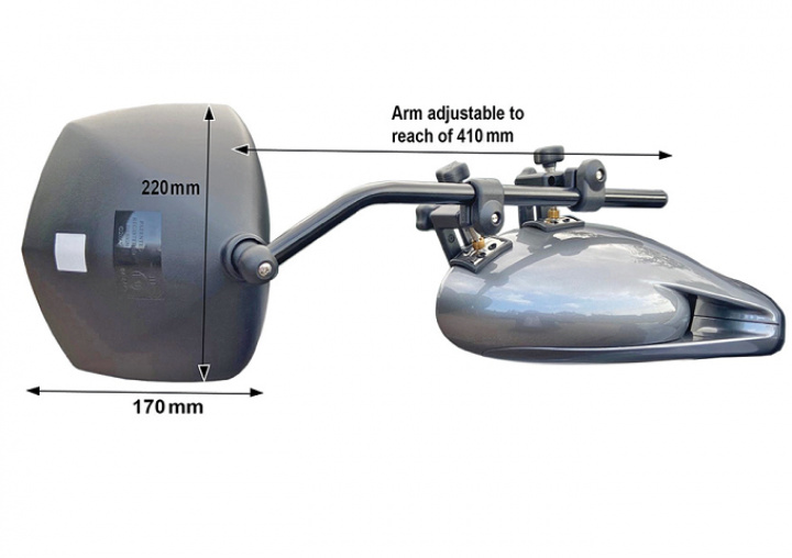 Backspegel Milenco Grand Aero Platinum i gruppen Chassis / Caravanspeil / Caravanspeil Milenco hos Camping 4U (9943788)