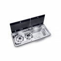 Glasslokk høyre 275x323mm MO 9722R Dometic