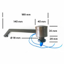 Vannkran ø18mm, med bryter