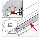 Gummitätning Fiamma Rain Guard F65/F65S (regnlist)