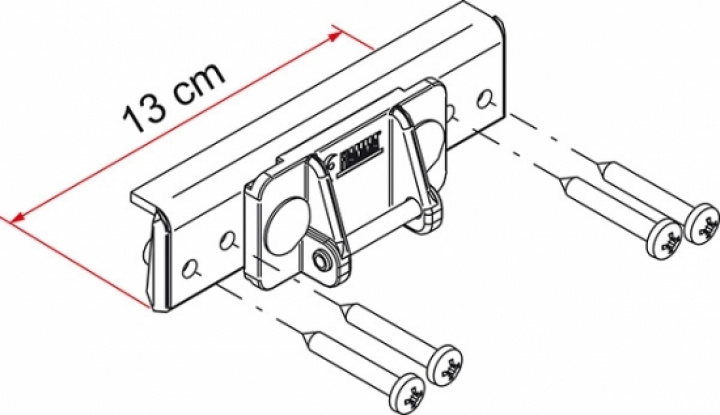 Monteringskit Dethleffs till 2010 i gruppen Chassis / Sykkelstativ / Tilbehør Fiamma sykkelstativ hos Camping 4U (9948991)