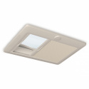 Takluke 70x50cm uten fast ventilasjon, brakett, svart,Dometic Midi Hek