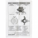 Reduceringsventil 30 mbar AG M20x1,5 x RVS8 PR GOK Typ EN71 1,2 kg/h