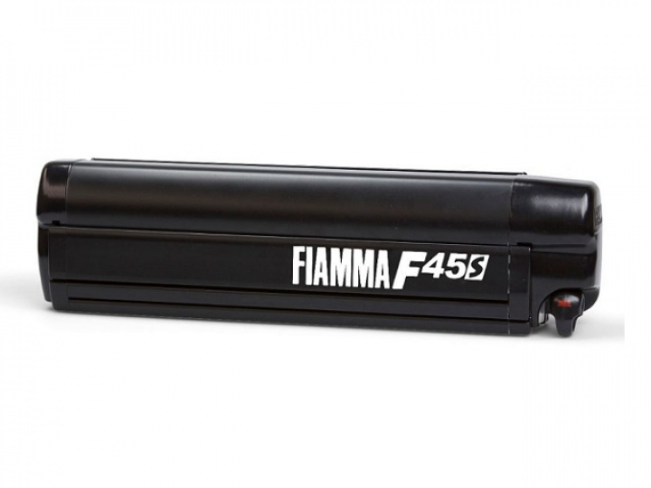 Fiamma F45S Box Deep Black Duk Royal Grey i gruppen Markise & Telt / Markiser / Veggmontert hos Camping 4U (9951853r)