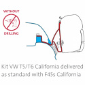 Fiamma F45s vW T5/T6 California Titanium box