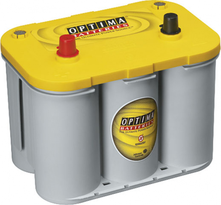 OPTIMA YellowTop S 4,2 55 Ah i gruppen Elektronikk / Fritidsbatterier / Gele / AGM Batteri hos Camping 4U (9952550)