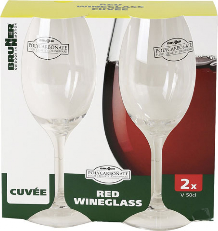 Rødvinsglass PC Brunner 2-pack 600 ml