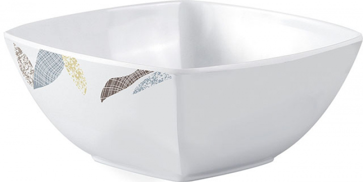 Bolle 15x15 Khadi hvit/brun Brunner i gruppen Kjøkkenutstyr / Husholdning / Serviser & tallerkener hos Camping 4U (9954269)