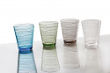 Glass 300ml SAN Onda 4 stk Brunner