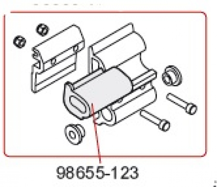 L.H.BRACK.INSERT,CASE F45/F1250-400 i gruppen Markise & Telt / Markiser / Reservedeler markiser / Reservedeler Fiamma / Fiamma F45 i L 450-550 hos Camping 4U (9956392)