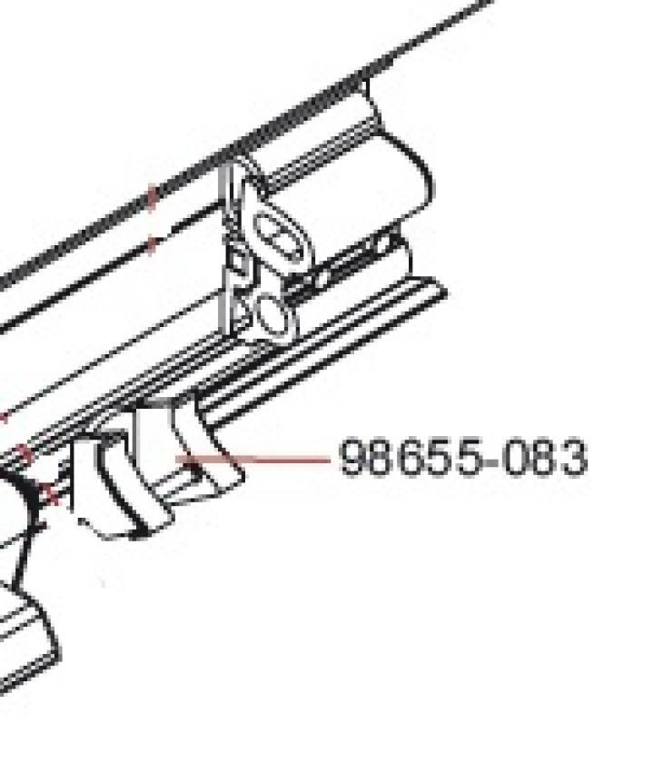 RAFTER FIX.KIT CASE BOX F45I-TI/F1 i gruppen Markise & Telt / Markiser / Reservedeler markiser / Reservedeler Fiamma / Fiamma F45 i 250-400 hos Camping 4U (9956394)