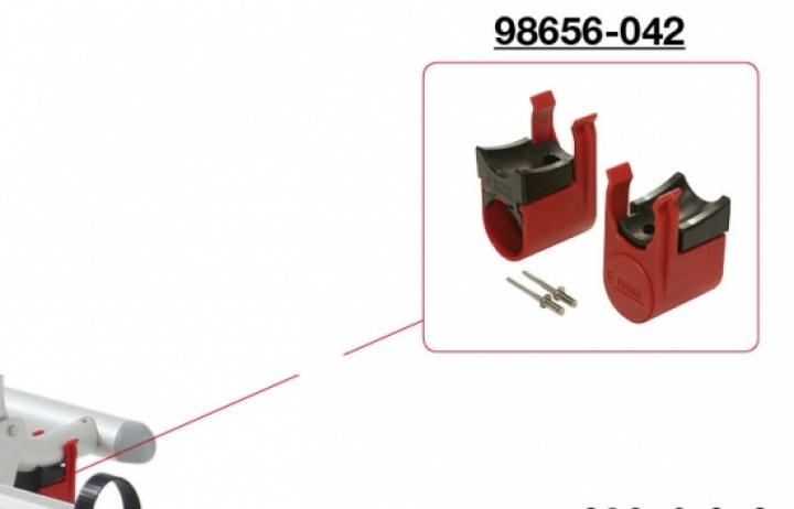 BULL SHOCK ABSORBER RED 2stk i gruppen Chassis / Sykkelstativ / Rerservdeler Fiamma sykkelstativ / CB Pro C Deluxe hos Camping 4U (9956454)