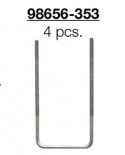 U-BOLT KIT M6 CB CARAVAN (4 PIECES)