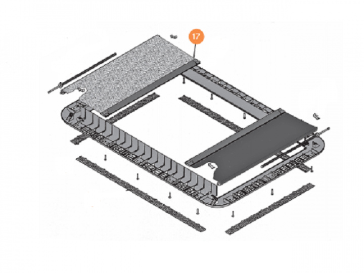 Myggnät Heki 2 960 x 655mm i gruppen Bobil & Caravan / Takluker / Tilbehør takluker hos Camping 4U (9957041)