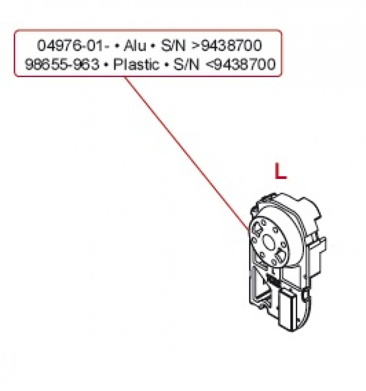 L.H.END CAP CASE F45IL S/N<9438700 i gruppen Markise & Telt / Markiser / Reservedeler markiser / Reservedeler Fiamma / Fiamma F45 i L 450-550 hos Camping 4U (9957340)