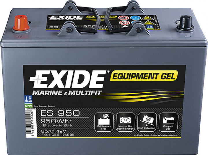 EXIDE ES1200 110Ah Batterie Marine