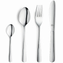 Bestikkset 24 deler rustfritt stål Kuppels Sharp Line Edition