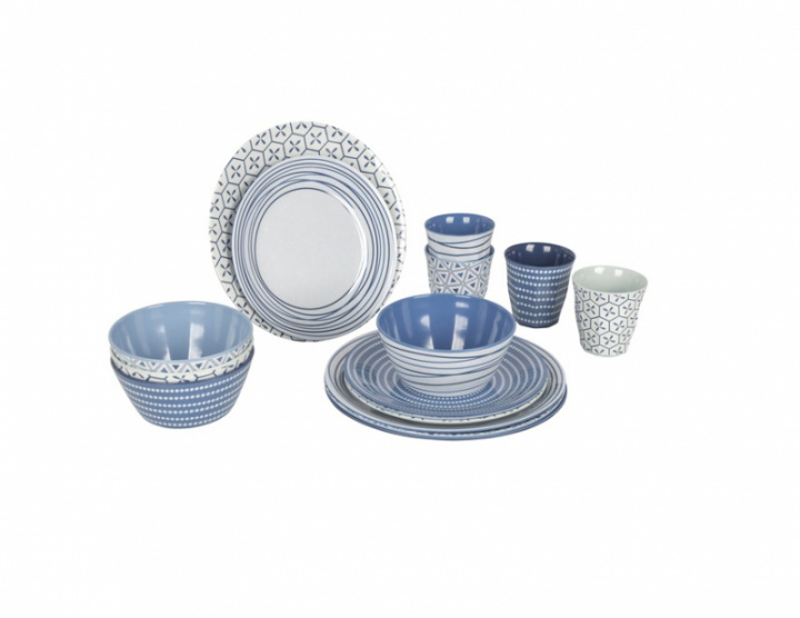 Servise 16 deler Mix & Match BoCamp i gruppen Kjøkkenutstyr / Husholdning / Serviser & tallerkener hos Camping 4U (9958423)