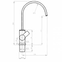 Kran ø33mm Keramik Consept S90