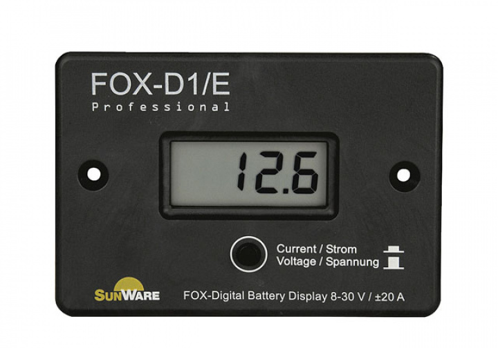 Solpaneldisplay Sunware FOX-D1/E LCD i gruppen Bestillingsvarer hos Camping 4U (9970106)