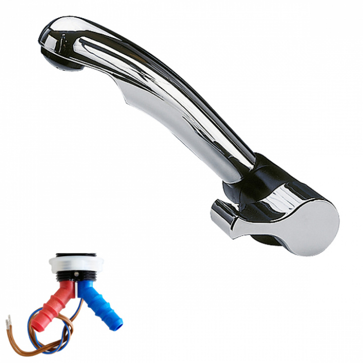 Kran ø20mm krom/svart STYLE i gruppen Bobil & Caravan / Vann & VVS / Vannkraner / Enkelkran hos Camping 4U (9970790)