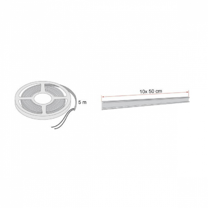 LED-List till Fiamma F80 i gruppen Markise & Telt / Markiser / Sidevegger, fronter & tilbehør / Fiamma Tilbehør hos Camping 4U (9971339)
