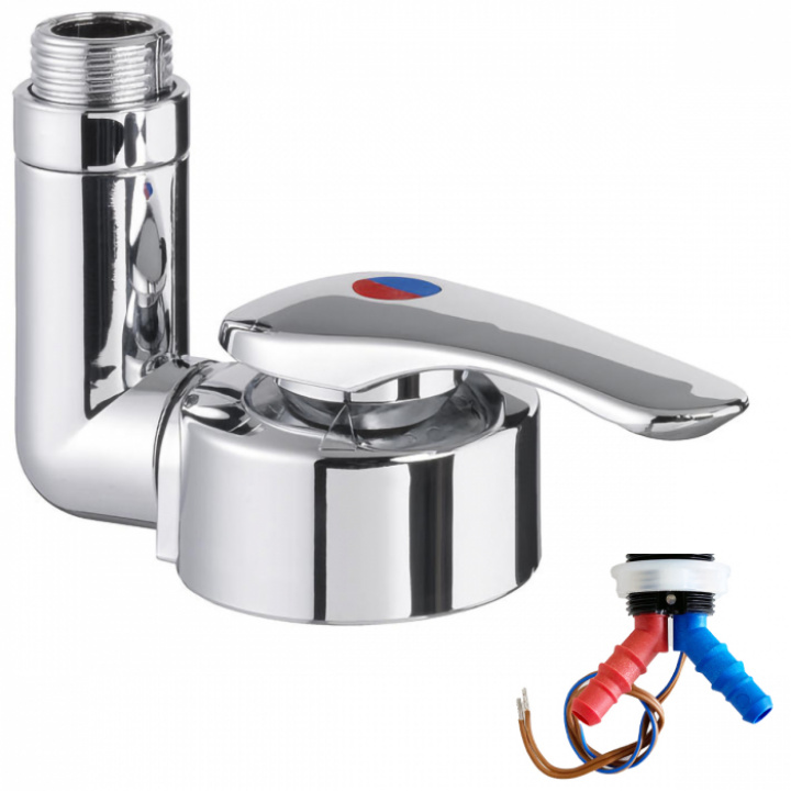 Dusjblandere Keramik TWIST AT för Bürstner i gruppen Bobil & Caravan / Vann & VVS / Vannkraner / Merkespesifike blandere hos Camping 4U (9971826)