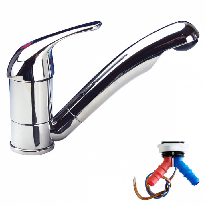 Kran ø27mm CARINO fast tilkobling (Bürstner m.fl) i gruppen Bobil & Caravan / Vann & VVS / Vannkraner / Merkespesifike blandere hos Camping 4U (9971831)