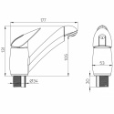 Kran ø33mm Pelikan