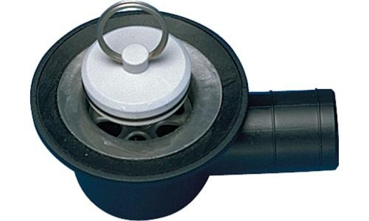 Avløpsbeslag ø25mm slang, sil ø33mm hål i gruppen Bobil & Caravan / Vann & VVS / VVS / Vannlås hos Camping 4U (9971995)