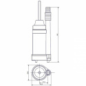 Dränkpump 20L/min Comet Vip Plus