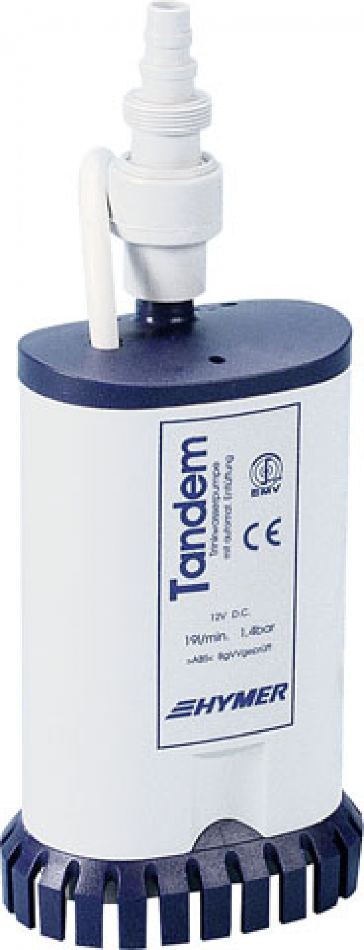 Nedsenkbar pumpe 19 l/min to motorer 1,4 bar tilbakeslagsventil for Hy i gruppen Bobil & Caravan / Vann & VVS / Vannpumper / Synkepumper hos Camping 4U (9972208)