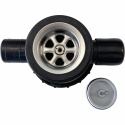 Avløpsbeslag 2xø25mm, propp ø39 mm