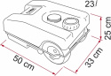 Vattentank 23L Fiamma Roll-Tank 23W