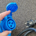 Adapterkabel CEE med extra uttag och kontrollampa 1,5m