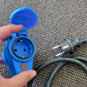 Adapterkabel CEE med extra uttag och kontrollampa 1,5m