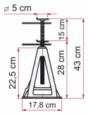 Pallbukk Fiamma Alu Jacks 4-pack