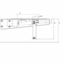 Bobilstøttebein ClickFix 320-440mm AL-KO