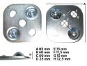 Bobilstøttebein ClickFix 420-624mm AL-KO