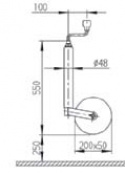 Nesehjul Plus 200 x 50 AL-KO