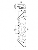 Baklys HELLA Caraluna 12 V Venstre