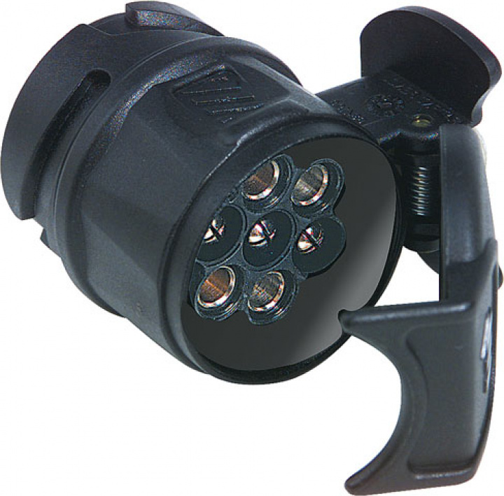 Miniadapter Shorty, 13- till 7-polig svart i gruppen Bestillingsvarer hos Camping 4U (9984561)