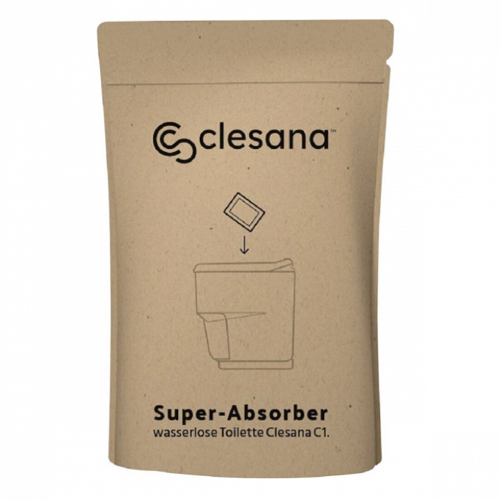 Absorpsjonsposer Clesana X1 20-pakk i gruppen Bobil & Caravan / Toalett & sanitærprodukter / Hyttetoalett hos Camping 4U (9984594)