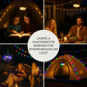 LED lysslynge uttrekbar 10 m EasyMaxx