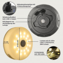 LED lysslynge uttrekbar 10 m EasyMaxx